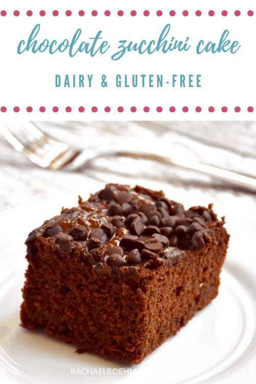 Dairy & Gluten-free Chocolate Zucchini Cake