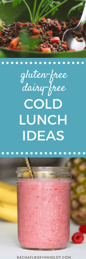 Gluten-free Dairy-free Cold Lunch Ideas