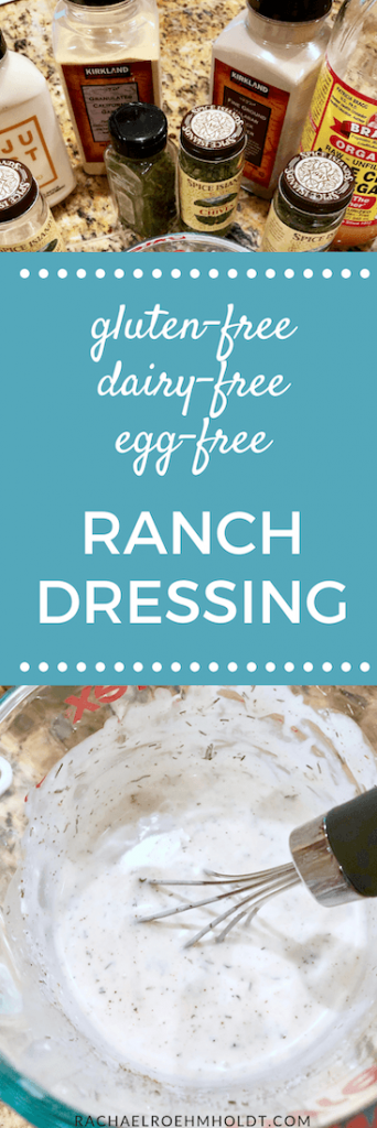 Gluten-free Dairy-free Egg-free Ranch Dressing