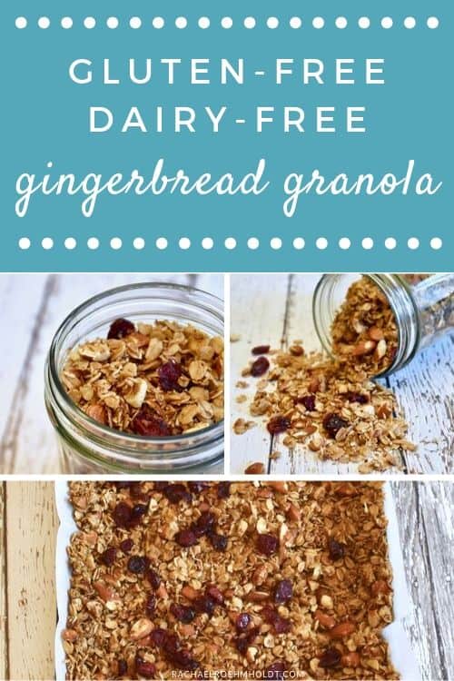 Gluten-free Dairy-free Gingerbread Granola