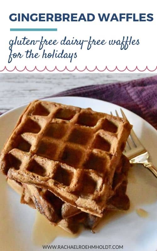 Gluten and Dairy-free Gingerbread Waffles