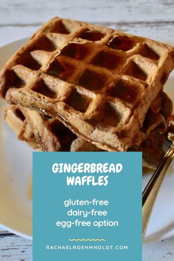 Gluten and Dairy-free Gingerbread Waffles