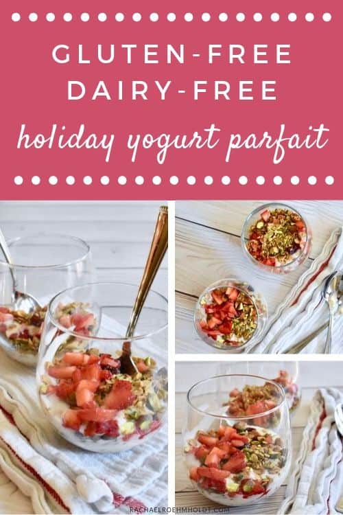 Gluten-free Dairy-free Holiday Yogurt Parfaits