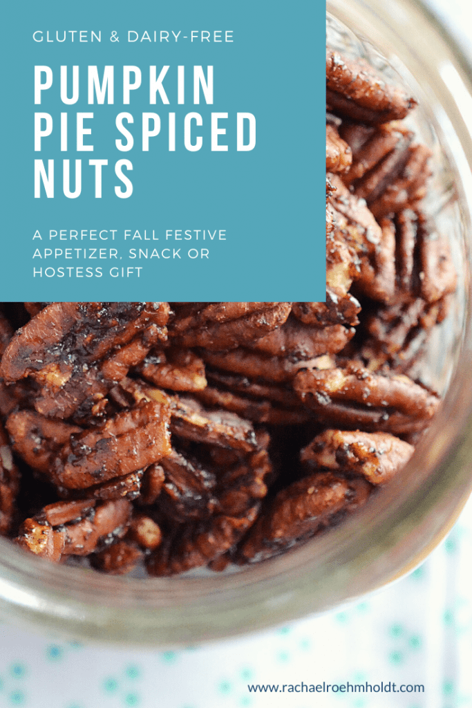 Gluten-free Dairy-free Pumpkin Pie Spiced Nuts