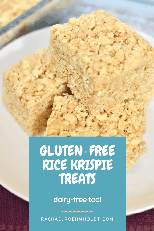 Gluten-free Rice Krispie Treats (Dairy-free)