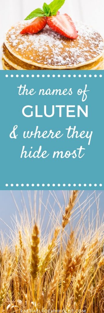 The Many Names of Gluten and Where They Hide Most