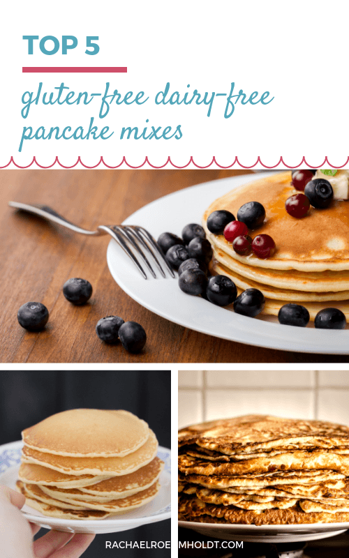 Top 5 Gluten-free Dairy-free pancake mixes. Try one of these tried and true options so you never have to go without pancakes on a gluten-free dairy-free diet again!