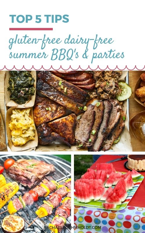 Top 5 Tips for Gluten-free Dairy-free Summer BBQ's and Parties