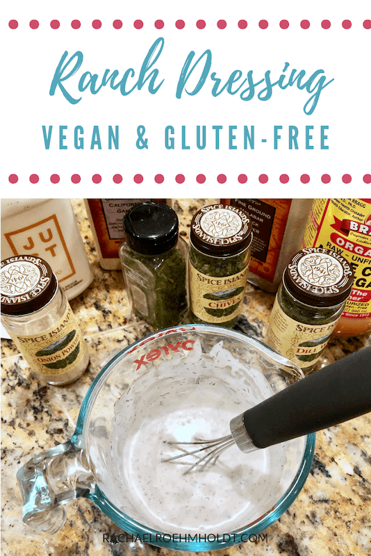 Vegan & Gluten-free Ranch Dressing